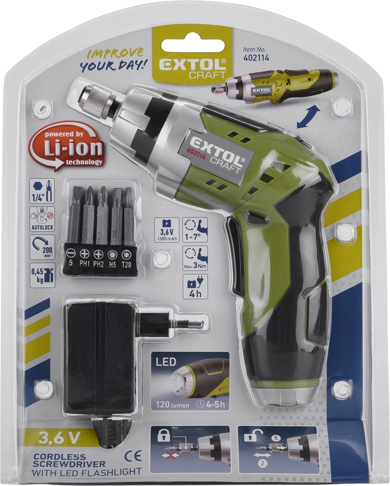 AKKUS CSAVARBEHAJTÓ ,LI-ON, 3,6V, 1300mAh AKKUS CSAVARBEHAJTÓ ,LI-ON, 3,6V, 1300mAh
